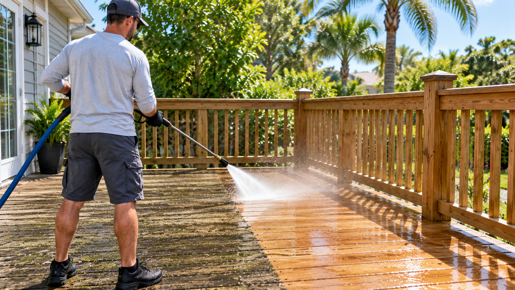 Deck & Woodwork Power Washing Services
