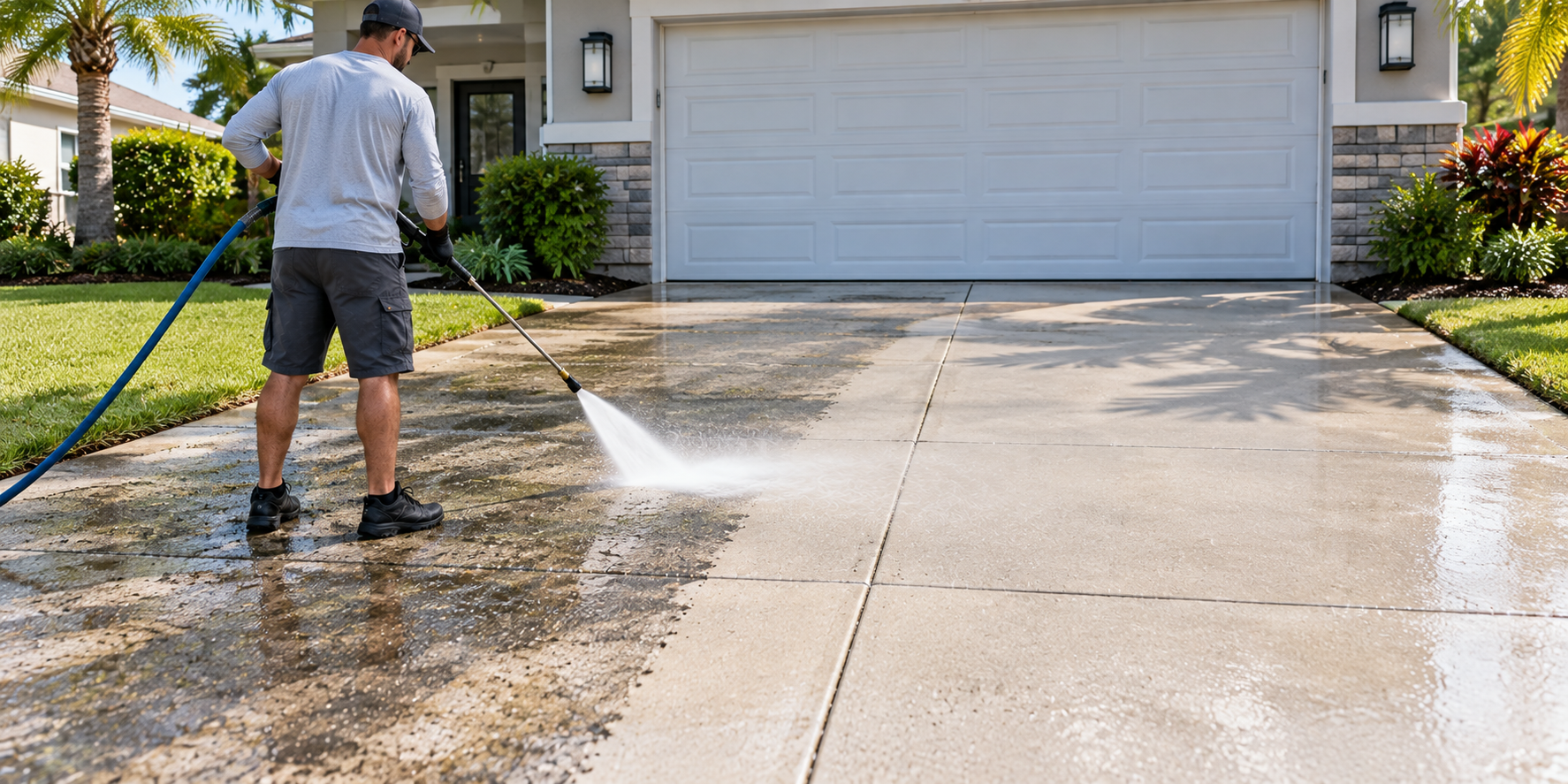 Driveway Power Washing Services
