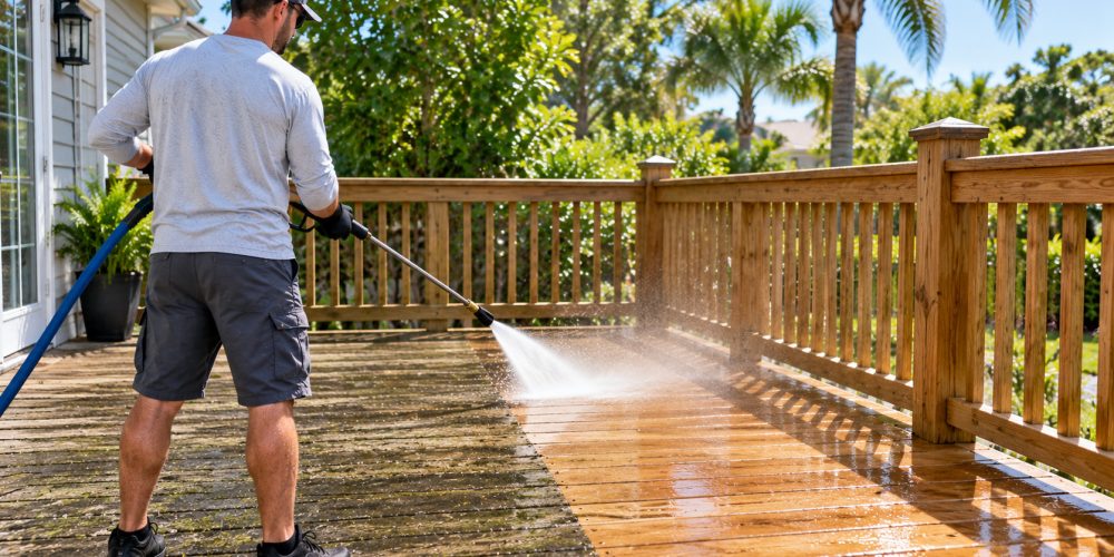 Deck & Woodwork Power Washing Services
